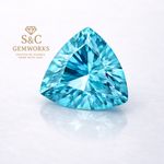 Aquamarine 7mm Trillion CZ | Precision Cut Luxury Loose Stones