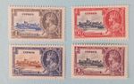 Cyprus 1935 Silver Jubilee of King George V set of 4 values ,SG 144-47, MLH