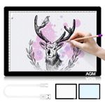 AGM A4 LED Drawing Copy Board Charging Tracing Light Box Ultra-thin Art Craft