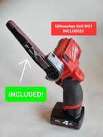 For Milwaukee M12 FCOT 2522 Cut Off 10mm Belt Sander conversion kit Bandfile