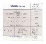 LEVEL 42 - 30/03/1987 Concert Ticket  Wembley Arena - Like New