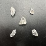 5 x Herkimer Diamond Quartz Crystals USA Natural Double Terminated