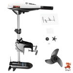 65LBS Heavy Duty Electric Outboard Motor Trolling Motor Fishing Boat Engine 600W