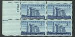 Vintage Unused US Postage Block 3 Cent Stamp BOOKER T WASHINGTON Centennial
