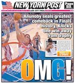 Knicks Win Game Four On a NEVER forgotten Tip - New York Post