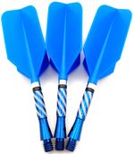 All In One Dart Flight Ali Dart Stem Push on Spinning Moulded Dart Flights SLIM