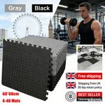 60cm Thick Heavy Duty Gym Flooring Interlocking Floor Mat EVA Soft Foam Yoga Mat
