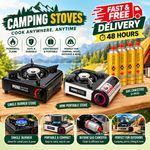Butane Gas Bottles Cans Portable StoveS For Camping Grilling Heater & Weed Wand