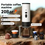 3-in-1 Portable Wireless Espresso Coffee Maker Travel Machine for Car & Home New
