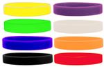 Silicone Wristbands Rubber Plain Reusable For Events Charity Fashion Bands-Youth