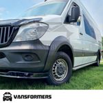 Mercedes Sprinter W906 2014-2018 Wheel Arch Trims Fender Flares Wide Arches