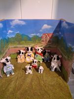 sylvanian families buttercup cow family grandparents and babies 