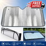 140x70cm Large Windscreen Sun Shade Car Van Double Sided Aluminium UV Protect