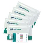 5 pack ~ 7 in 1 UKDrugTesting Ultra Sensitive Max Detection Drug Testing Kits