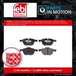 Brake Pads Set Front 16479 Febi 1223682 1321517 1360305 1508074 1515017 23723