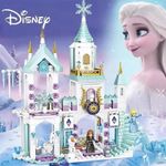 Disney Frozen Princess Snow Castle Building Blocks Toys Sets Movies Educational 
