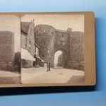 Rye Stereoview C1895 Real Photo Sussex Study Of The Landgate Tower