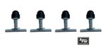 4 X Unwin T Bolt T Bar M2 40MM Removable Seat Fixing Bus Van Minibus Track Rail