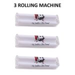 3 x Regular Size Zig Zag Automatic Cigarette Cig Tobacco Rolling Roller Machine