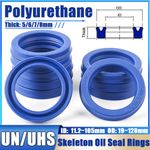 UHS/UN/UNS PU Piston Hydraulic Rod Oil Seal Rings ID 11.2mm~105mm, Thick 5mm~8mm