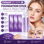 Facelove Foundation Stick, Face Love 2-in-1 Changing Foundation Stick with Brush
