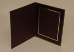 Denis Wright  78 - 8x6 Slip- In Presentation Mounts BURGUNDY Portrait - 25 Pack