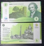 One Lewes Pound (Adam Robertson Illustr) Transition Bank Note, Unc