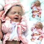 Mini bebe reborn kit Salia 12Inches Reborn Baby Vinyl Doll Kit Unpainted Unassem