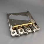 Vintage Nickle Finish Bridge Fits Fender Telecaster Guitars - New