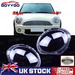 LH+RH Headlight Lens Cover + Glue Shell For BMW Mini Cooper R56 R55 Hatchback