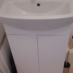 Bathroom Basin Vanity Unit & Sink Soft-Close Cabinet Modern White Cupboard White