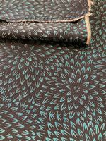 @@scraps, 2 pc 13"x46" Japanese kimono silk fabric / fireworks chrysanthemum D53
