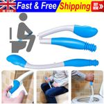 15'' Long Handled Bottom Toilet Self Wipe Aid Wiper Easy Tissue Reaching Aid UK