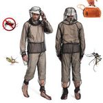 Anit-Mosquito Clothing Mesh Full Suit Insect Repellent Jacket Pants Mitts Socks