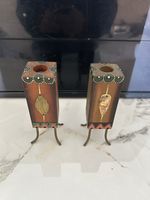 Kenya Africa Maasai Wooden Decorative Candlesticks