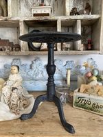 Georgian Cast Iron Miniature Tripod Table Candle Stand Trivet C18th Original 13”