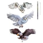 Owls To Scare Birds Away Double-Sided Garden Bird Repeller Artifact heathly