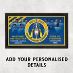 Leeds Championship Winners Bar Runner Personalised Football Beer Mat LEECHA1