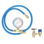 R134A Refrigerant Charging Hose with Gauge for Vehicle Use