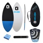 Circle One 54inch EPS Core Skimboard Package - Includes Bag, Grip Pads & Wax