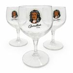 Vintage Cavalier I.P.A Stem Beer Glasses x3 Rare Brewery Barware 1960s