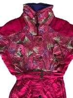 Vintage 80’s Ladies Brunik  Pink  Ski Suit  Sz Waist 30/32” #328