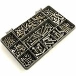 270 ASSORTED A2 STAINLESS STEEL M3 M4 M5 LOW HEAD SOCKET CAP BOLT ALLEN KEY KIT