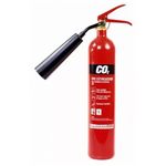 2kg co2 fire extinguisher - brand new 10yr warranty & wall bracket great value!!