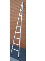 2.5M   8`SINGLE ALUMINIUM WINDOW CLEANERS / CLEANING LADDER WITH GLAZING BLOCK 