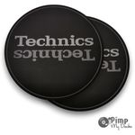 Technics Slipmats - Light Grey / Dark Grey x 2