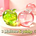 Fruit Apple Squishy Stress Ball Soft Fidget Sensory Gift Toy for ADHD Autism