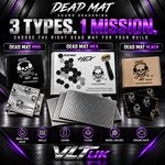 Sound Deadening Proofing Camper Van VW Car Butyl DeadMat Metal Foil Audio Panel