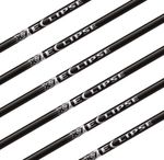 EASTON ALU X7 ECLIPSE BLACK. SHAFTS ONLY. 6 QTY. 34 Inch. Free P&P .372 Spine