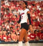 Harper Murray Hand Signed 12x12 Sexy Nebraska Cornhuskers Photo + Verified COA